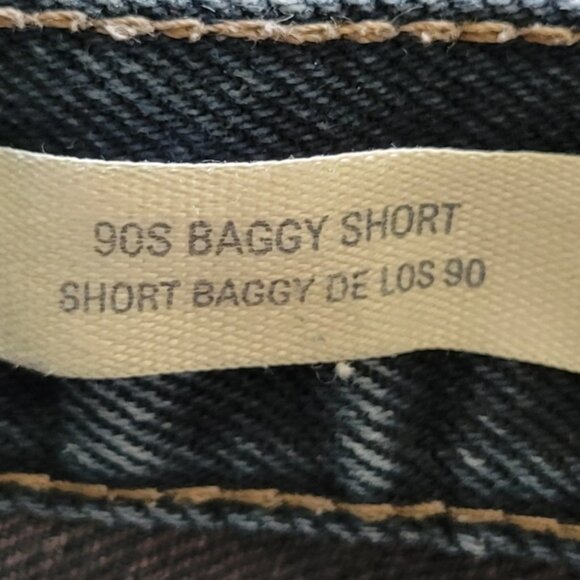 Universal Thread 90s Baggy Short Denim Jean Cut Off Button Fly Shorts Sz 4 - Picture 5 of 10